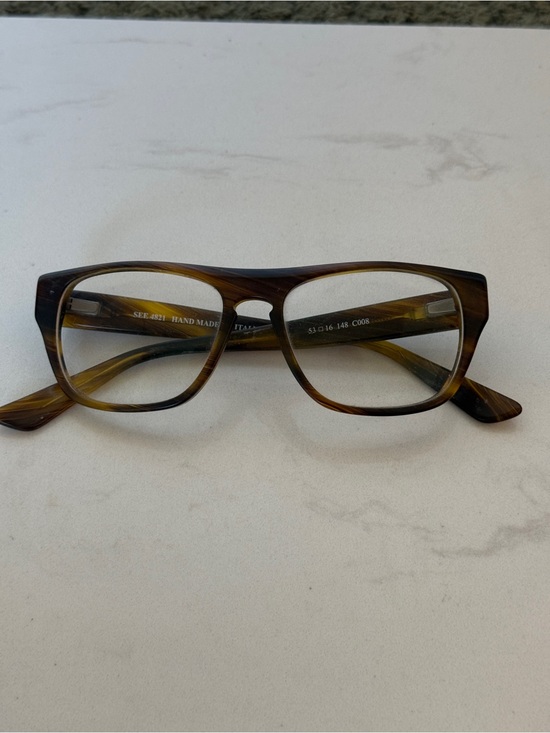 SEE Eyeware Other - SEE eyewear Classic Tortoiseshell Woodgrain Glasses - Handmade in Italy